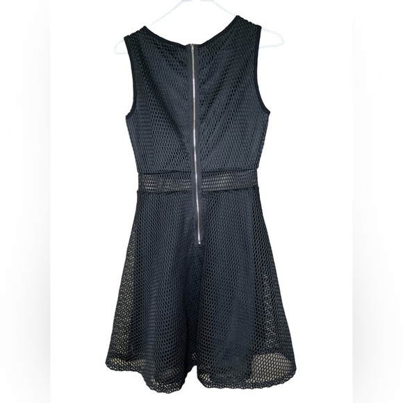 Miin Women’s Mesh Chiffon Formal A Line Dress Black Size Small - Picture 2 of 5